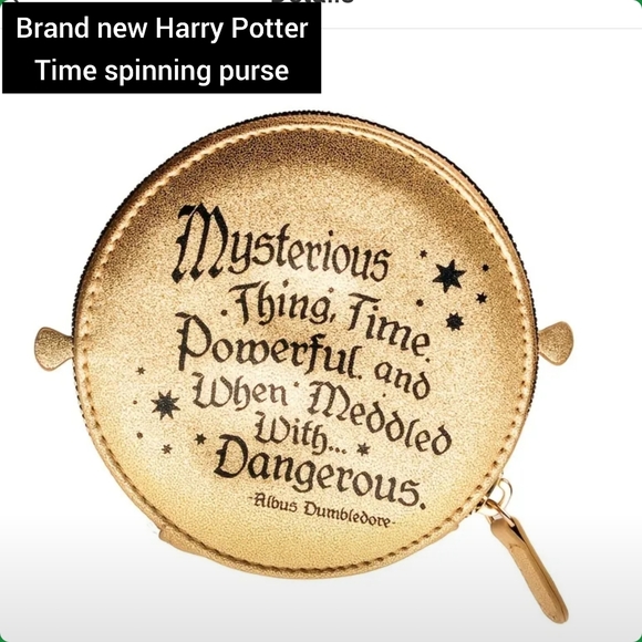 Brand new Harry Potter Time spinning clutch small purse large change purse new - Picture 3 of 9